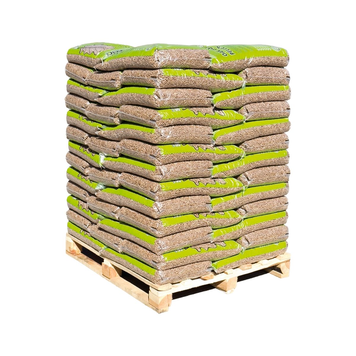 Holzpellets Hartholz Eiche 6mm, 975kg Palette