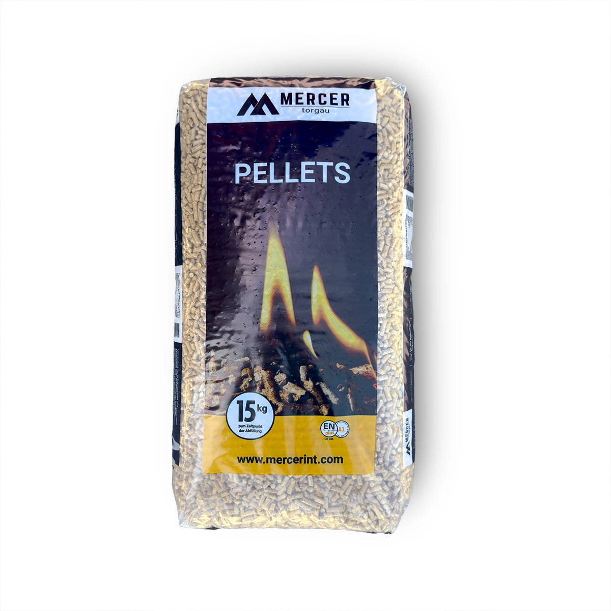 MERCER Holzpellets 6mm ENplusA1 66 x 15kg Sack – Image 2